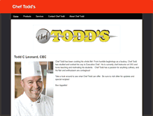Tablet Screenshot of cheftodds.com